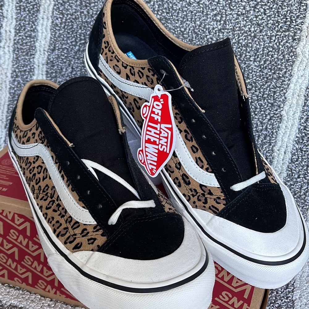 Vans Style 36 Decon Sf Mini Leopard Marshmallow MENS - Picture 7 of 16